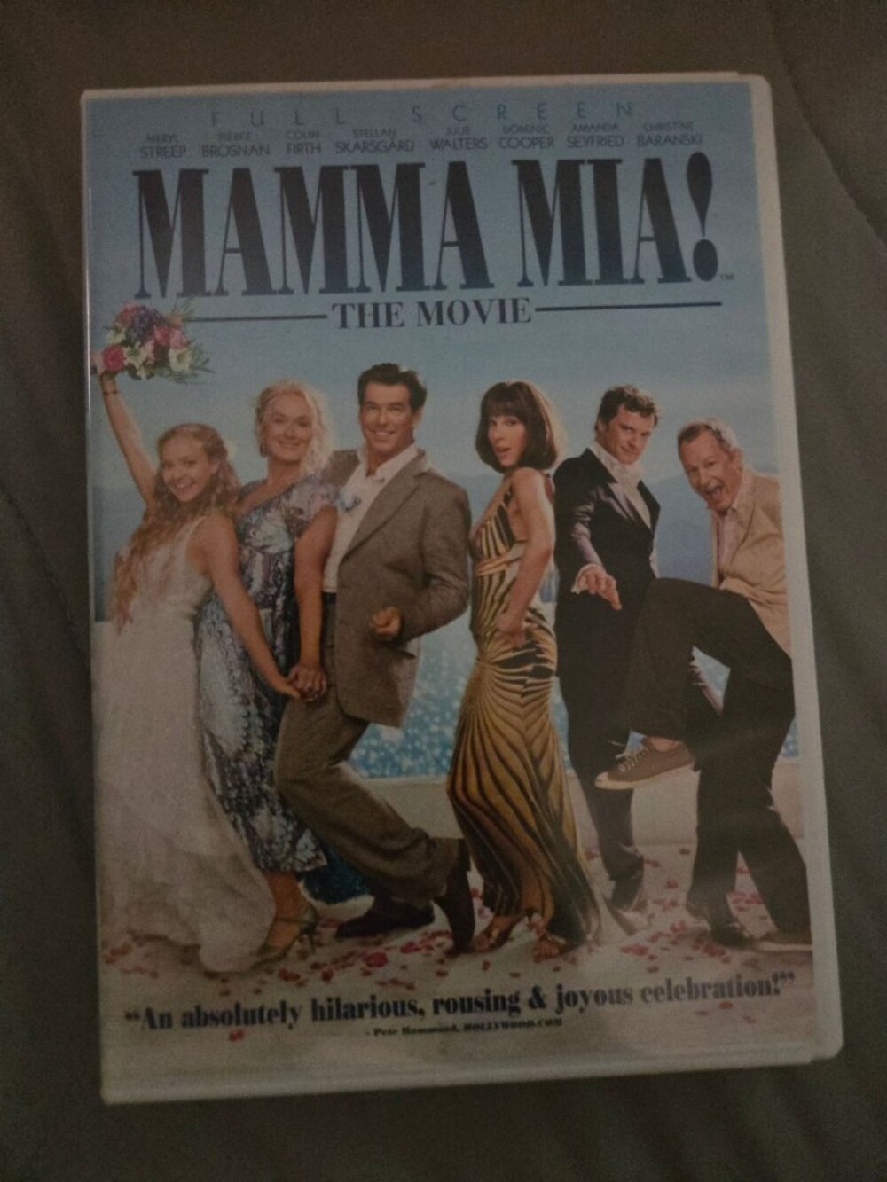Mamma Mia! The Movie Full Screen Edition DVD With Bonus Features